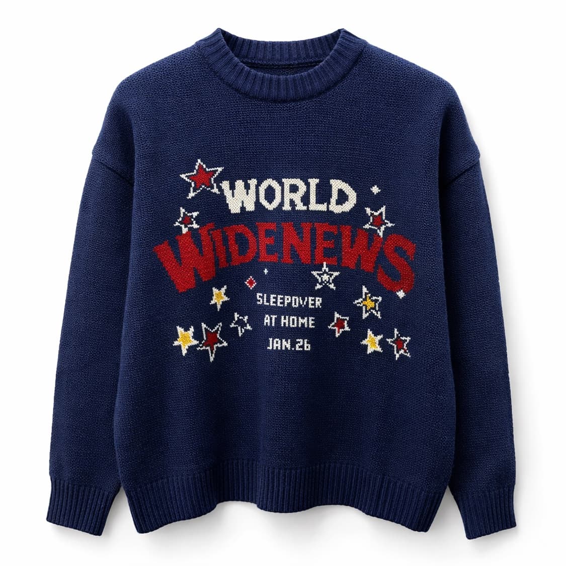 MAIN BOOTH 오버사이즈 니트 네이비 상품이미지1