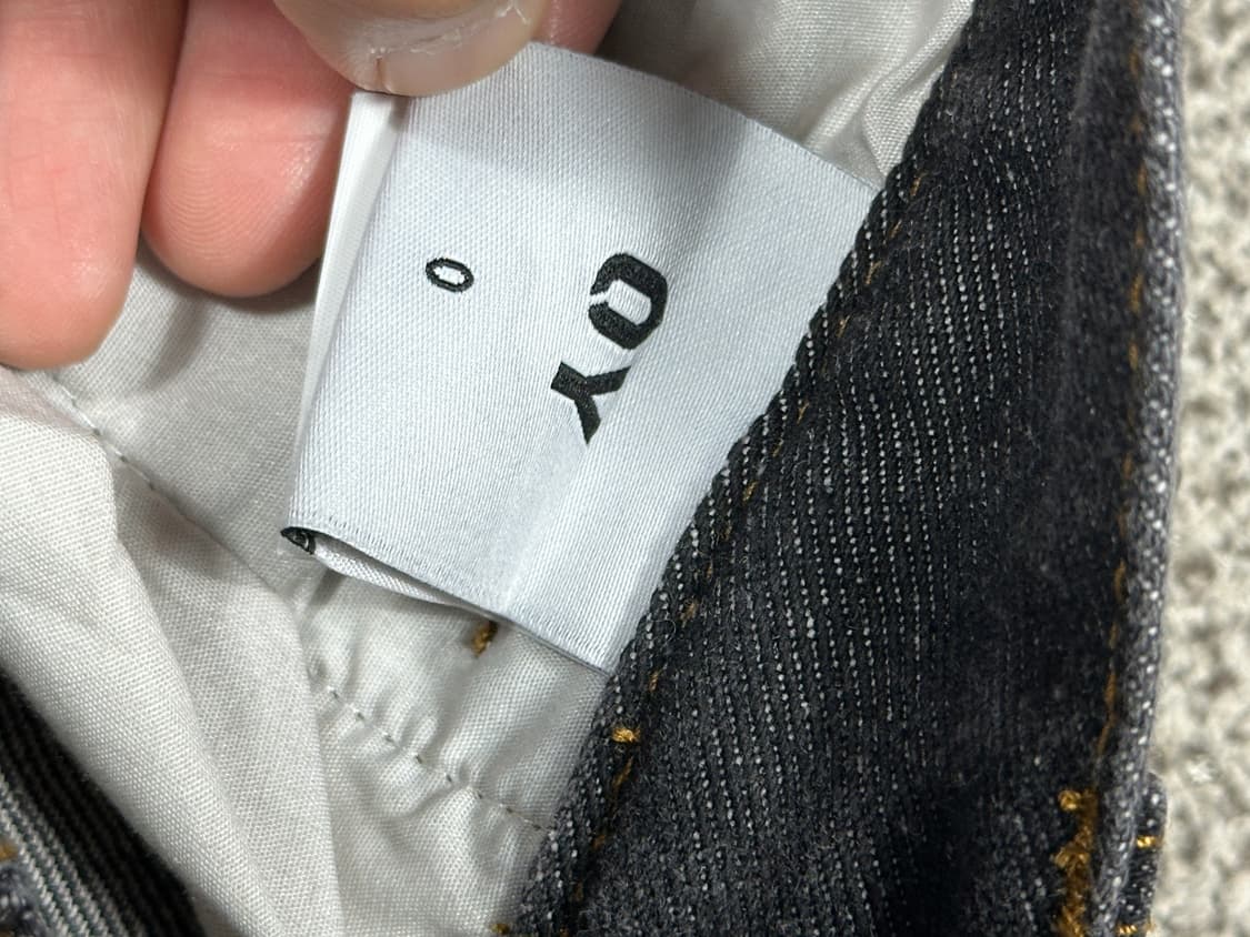 공용 새상품급 OY 에잇포켓 배기데님팬츠 0사이즈 상품이미지6