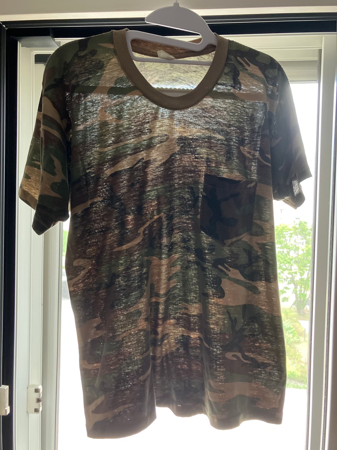 80s woodland camo pocket tee  (USA) 상품이미지10