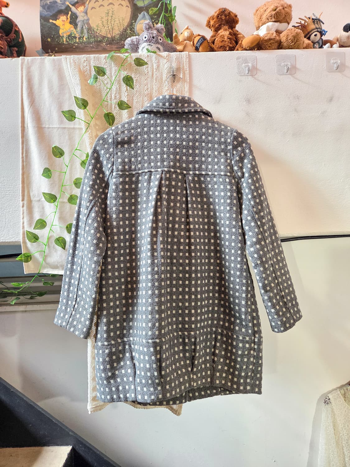 그레이 도트 코트 상품이미지4