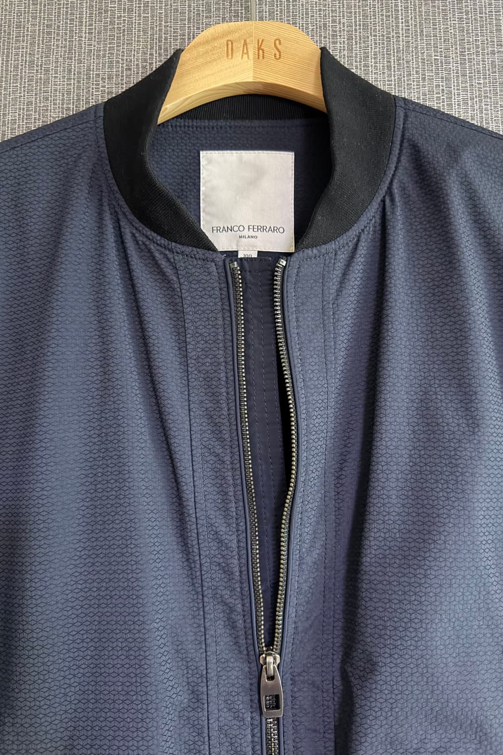 프랑코 페라로 남성 밤버 자켓 네이비 블루종 점퍼 비지니스 캐주얼 100 상품이미지2