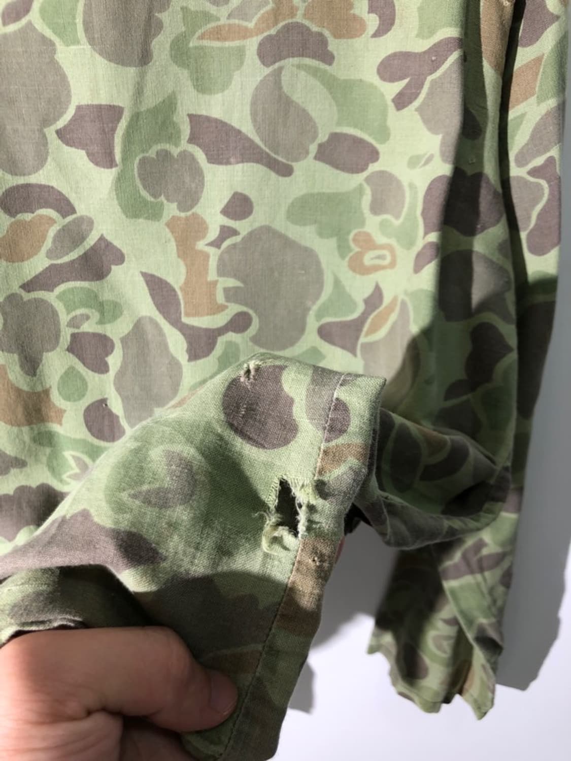 70s caliber 카모플라쥬 디스트로이드 워크 자켓 상품이미지8