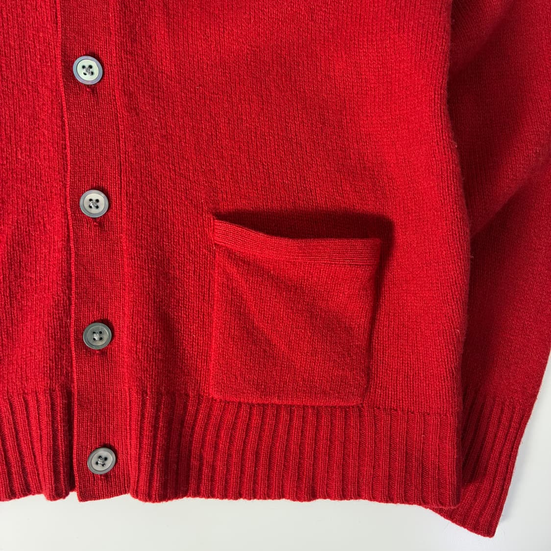 Polo  폴로 랄프로렌 자수 램스울 레드 니트 가디건 상품이미지4