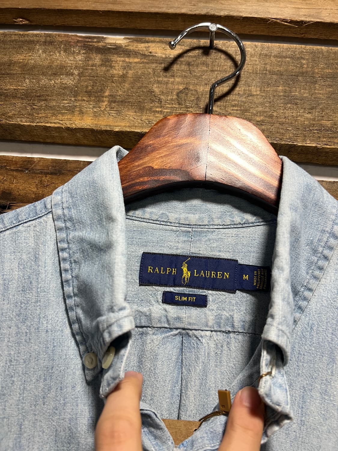 [M]폴로 랄프로렌 클래식 샴브레이 셔츠 상품이미지2