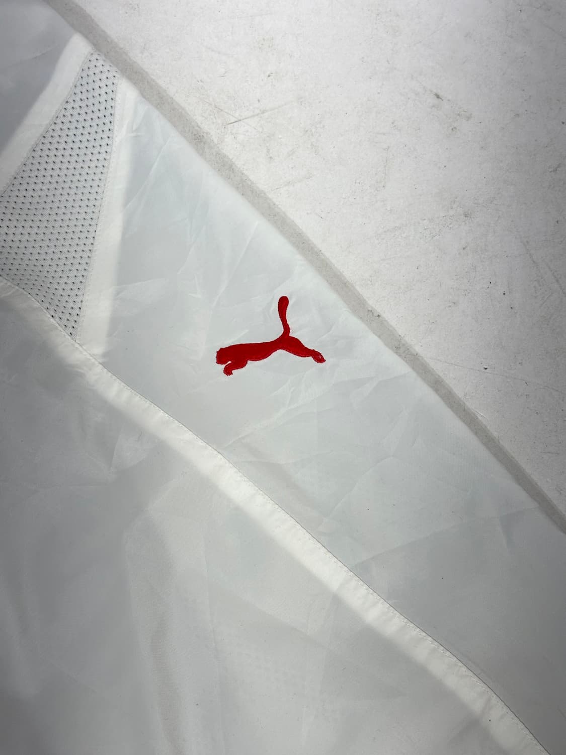 푸마 화이트 와이드 레드 로고 트랙 팬츠 댄스 추리닝 바지 상품이미지6