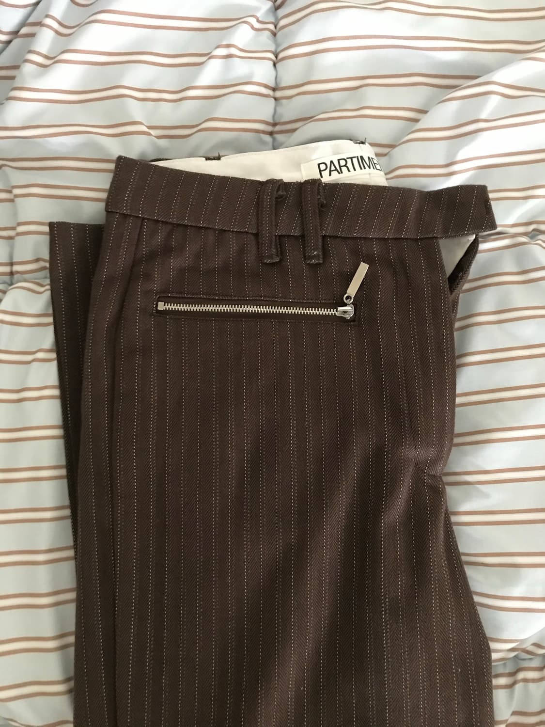 파르티멘토 브라운 슬랙스 상품이미지2