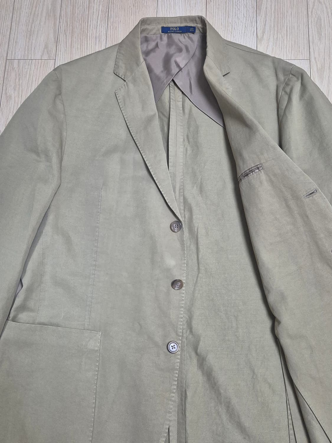 폴로 랄프로렌 베이지 코튼 자켓 상품이미지2