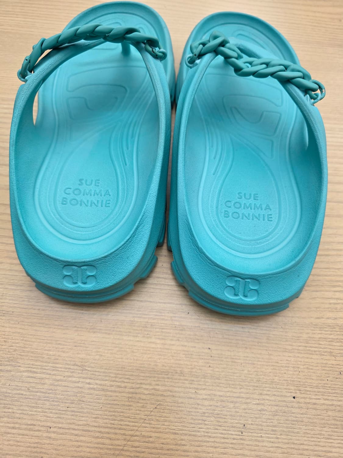 슈콤마보니 체인 슬리퍼 쪼리 민트 370 상품이미지6