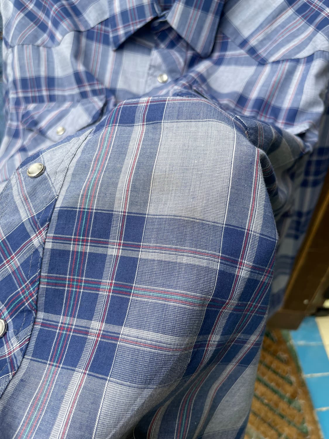 1980-90's Vintage Wrangler Western Shirt 상품이미지8