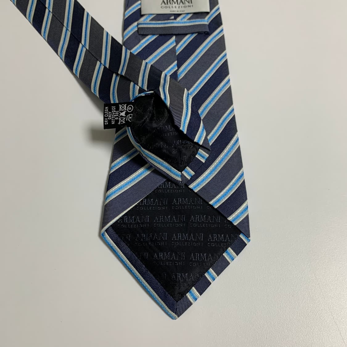 알마니(ARMANI) 스트라이프 클래식넥타이 명품 100실크 최상급 상품이미지6