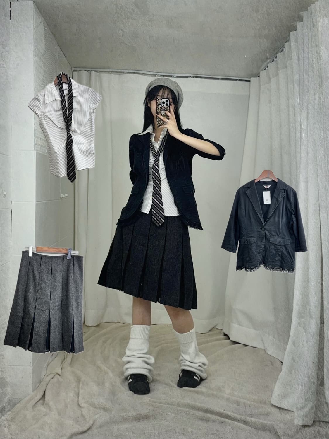 니혼진 스쿨 프레피 코디세트 상품이미지1