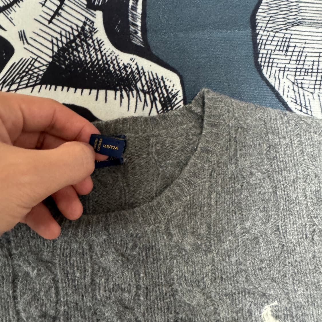 폴로랄프로렌 꽈배기니트 여성 M사이즈  상품이미지3