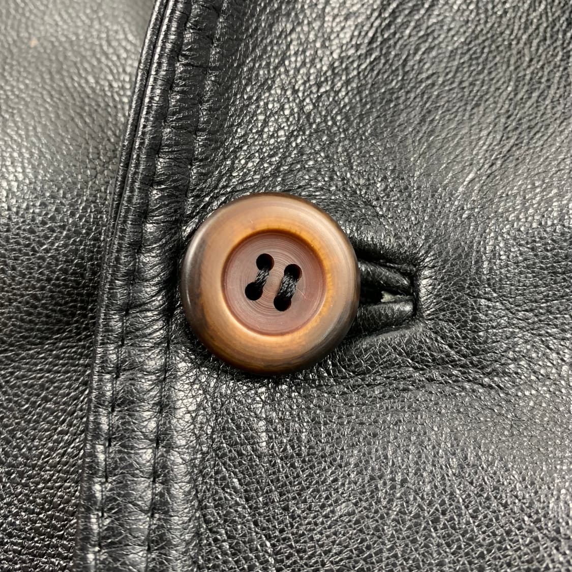 SAVE THE FOREST 이태리제 리얼 레더 헌팅자켓 블랙  상품이미지3