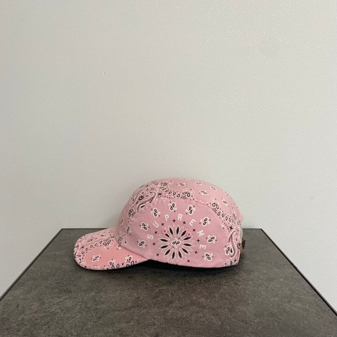 (OS) 슈프림 박스로고 캠프캡 모자 21SS 반다나 핑크 상품이미지2