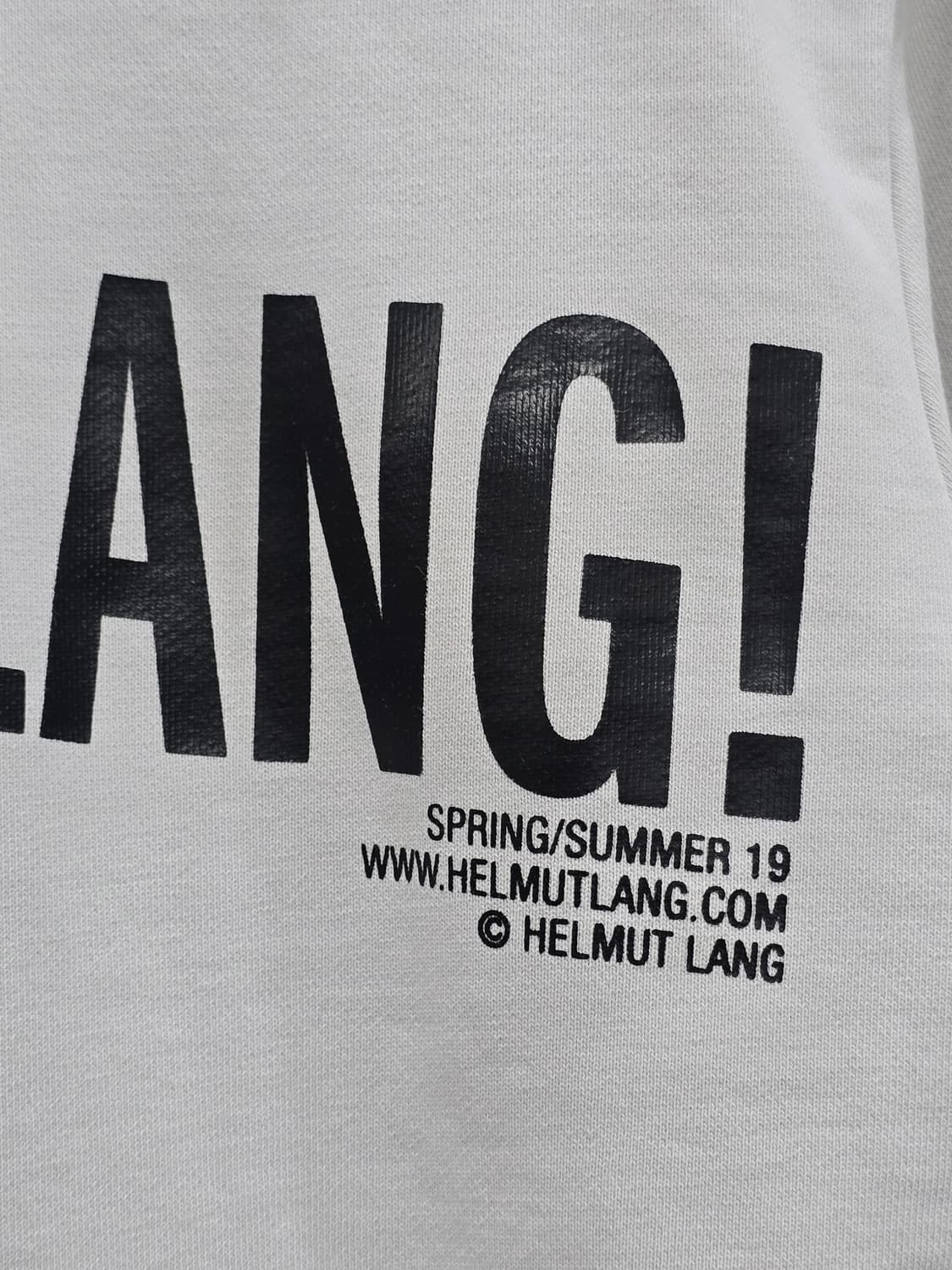 HELMUT LANG 헬무트랭  로고 후드 티셔츠 상품이미지2