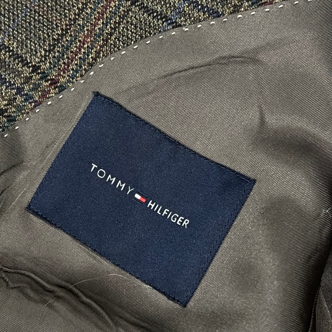 타미힐피거 엘보패치 체크블레이저 s10230 상품이미지6