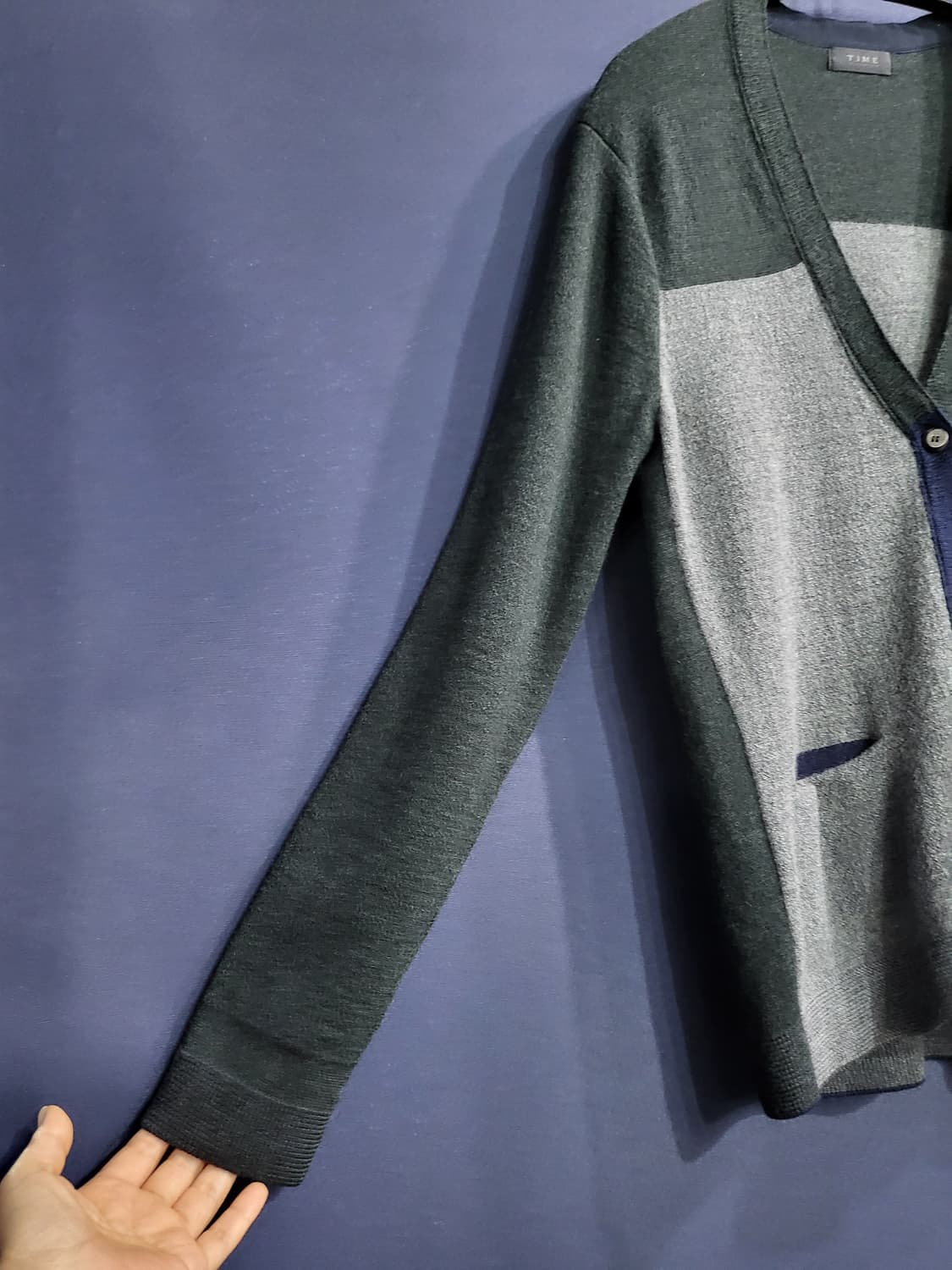 타임(한섬) 모(울)100% 가디건 상품이미지3