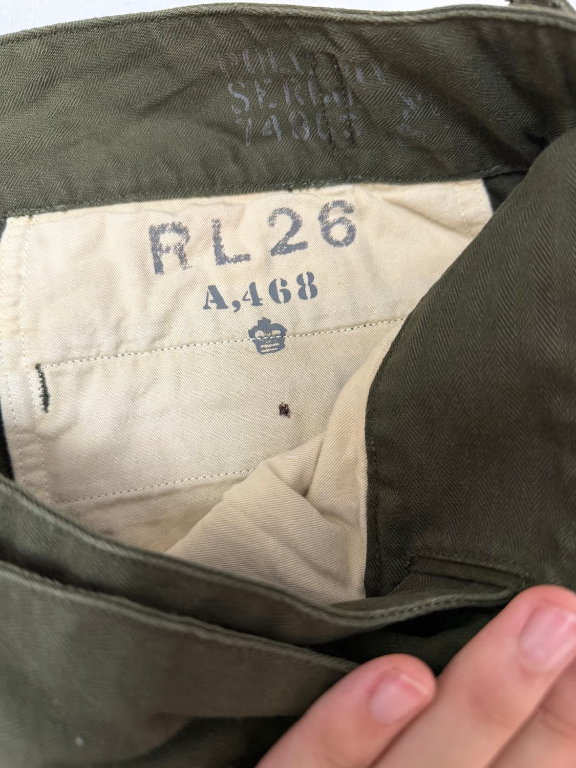 새상품급 폴로 랄프로렌 치노 구르카 팬츠 카키 올리브 상품이미지4