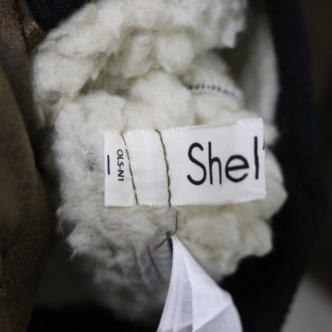 SHELTTER 브라운 무스탕 자켓 60577 상품이미지7