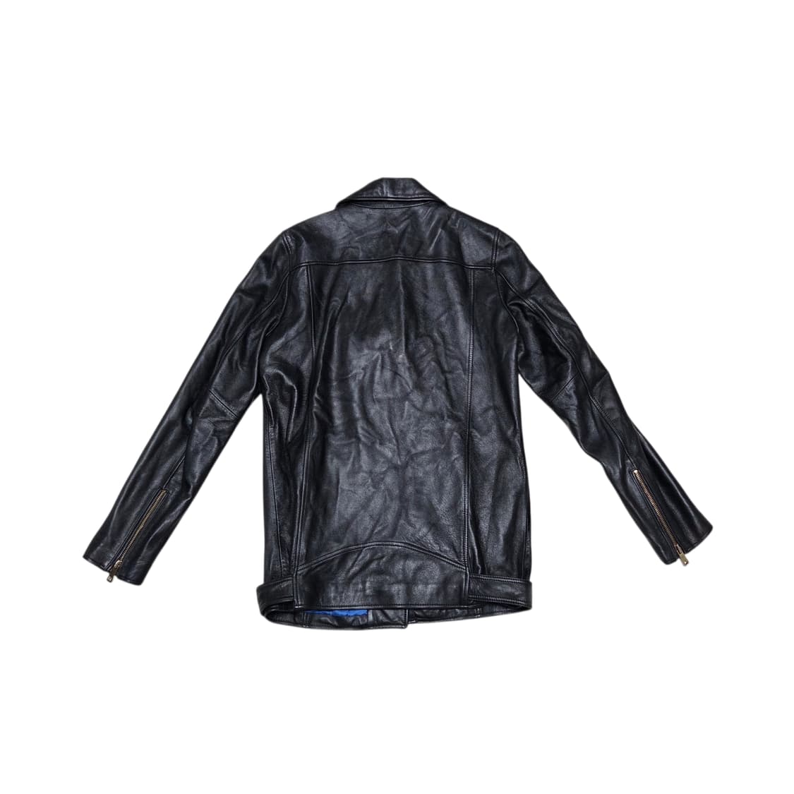 ROBO  양 가죽 100% 여성 빈티지 라이더 자켓 상품이미지2