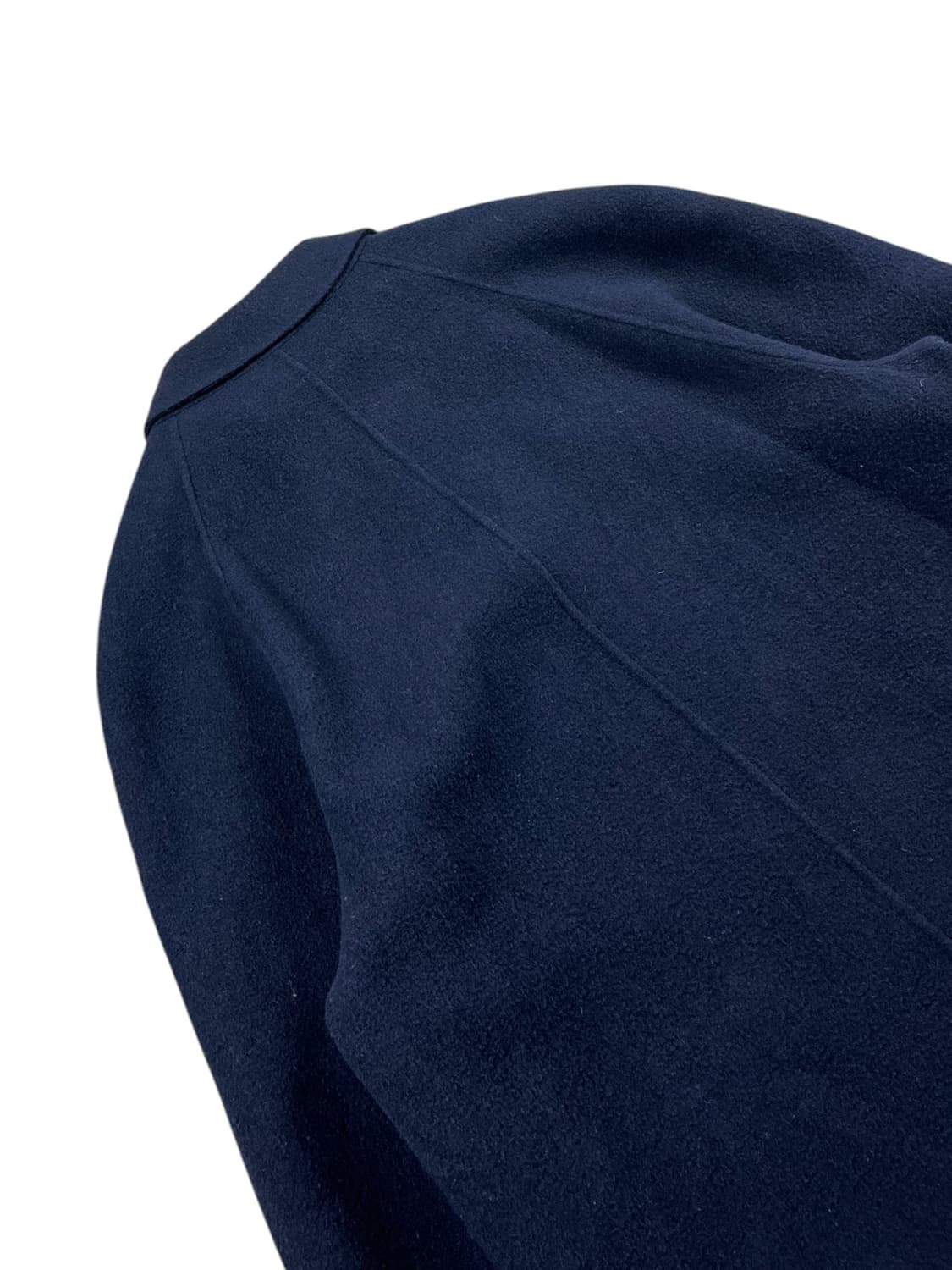 Vintage 네이비 울혼방 발마칸 코트 상품이미지4