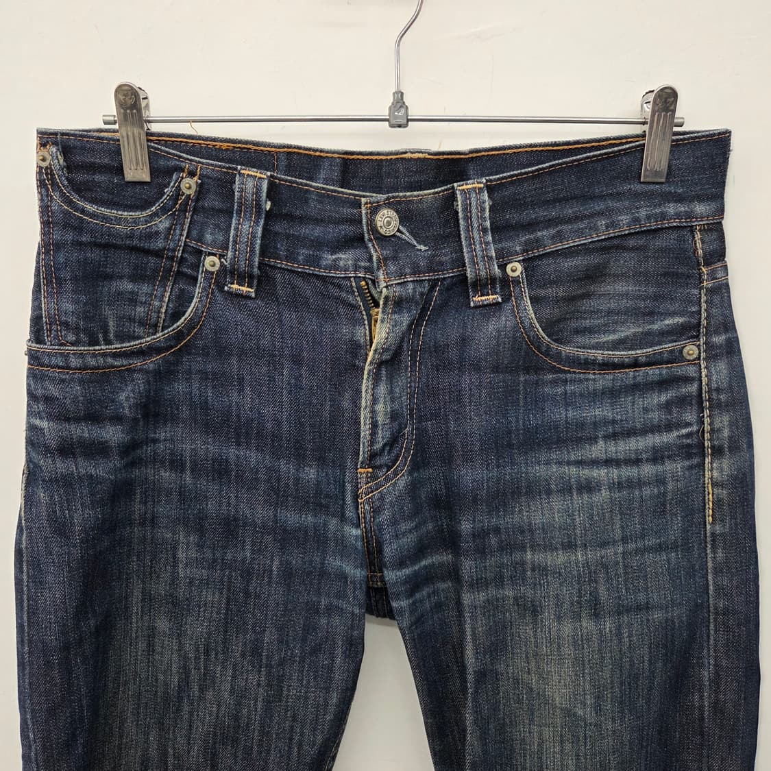 리바이스523 빈티지 워싱 데님 청바지 허리33in 상품이미지3