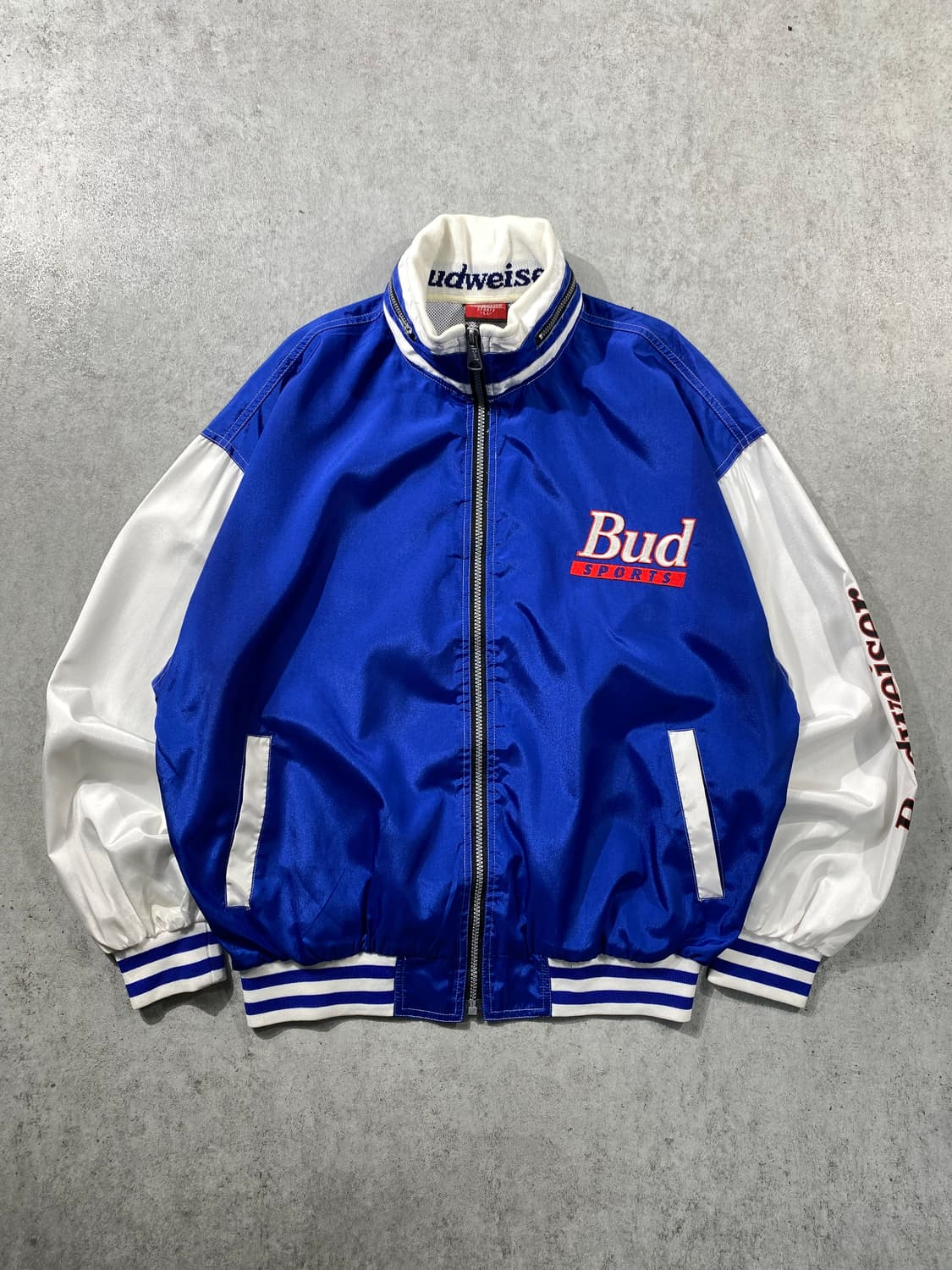 [L-XL] 90s Budweiser 버드와이저 스포츠 올드스쿨 윈드자켓 상품이미지1