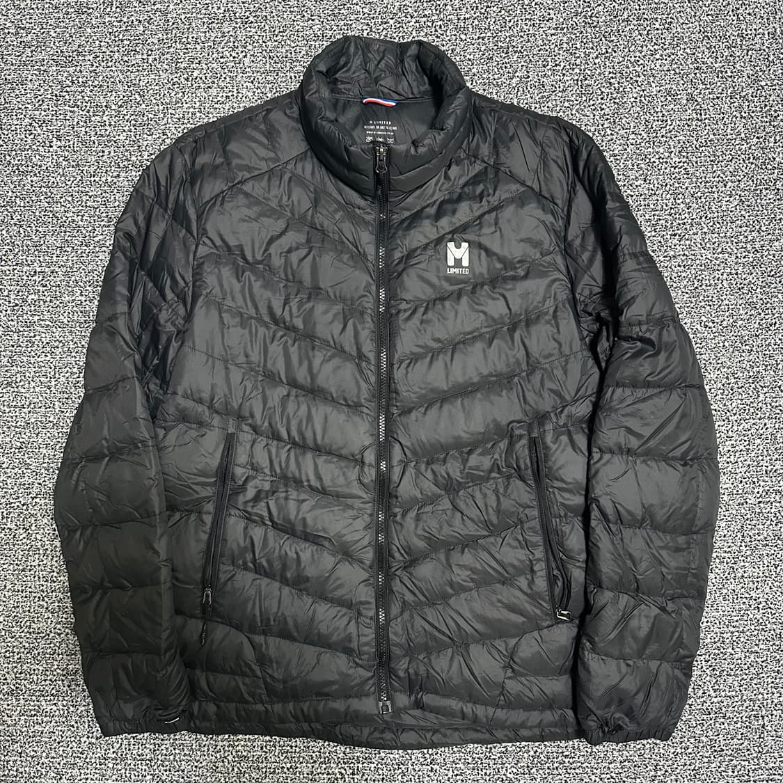 (100) 밀레 엠리미티드 오리털 경량 패딩 블랙 아웃도어 상품이미지1