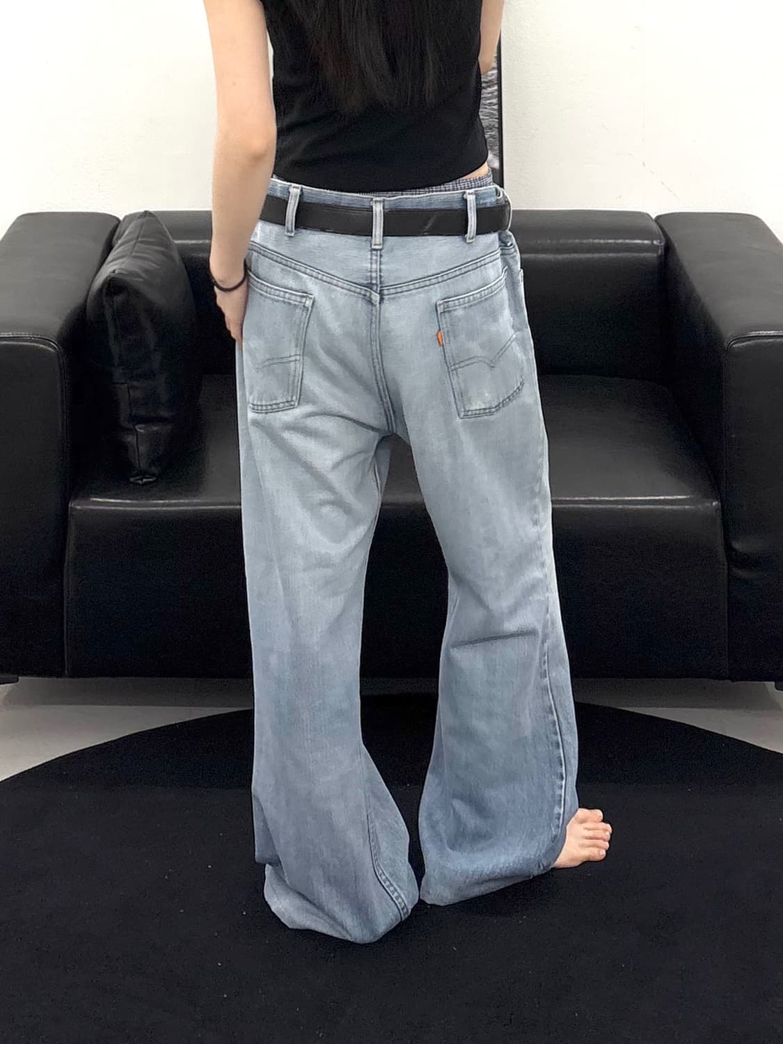 70‘s 리바이스 646 벨바텀 오렌지탭 상품이미지2