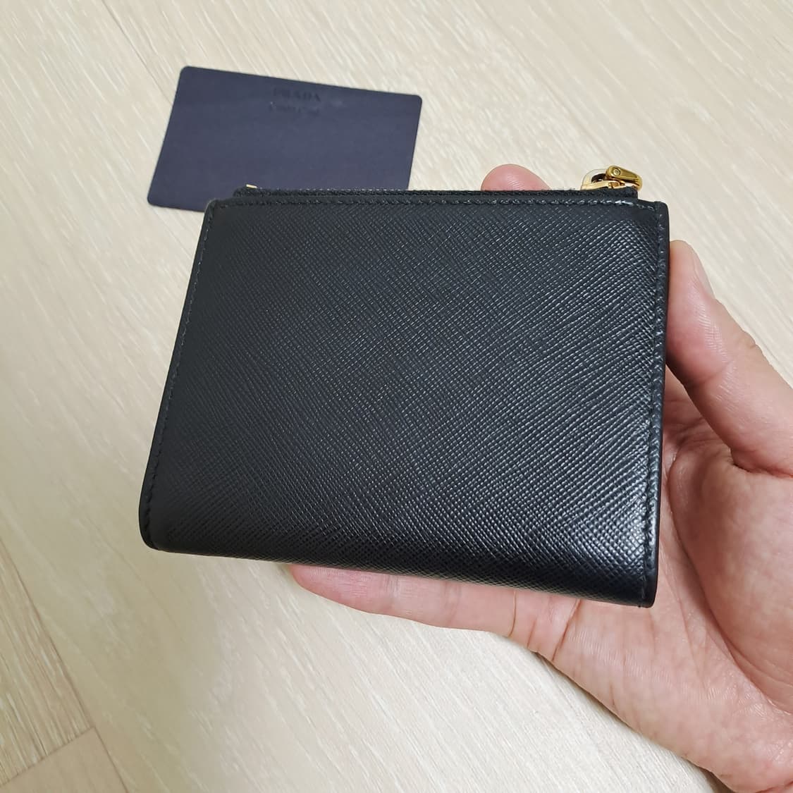 [100%/정품] 프라다 사피아노 로봇 컴팩트 지갑, 프라다지갑 상품이미지4