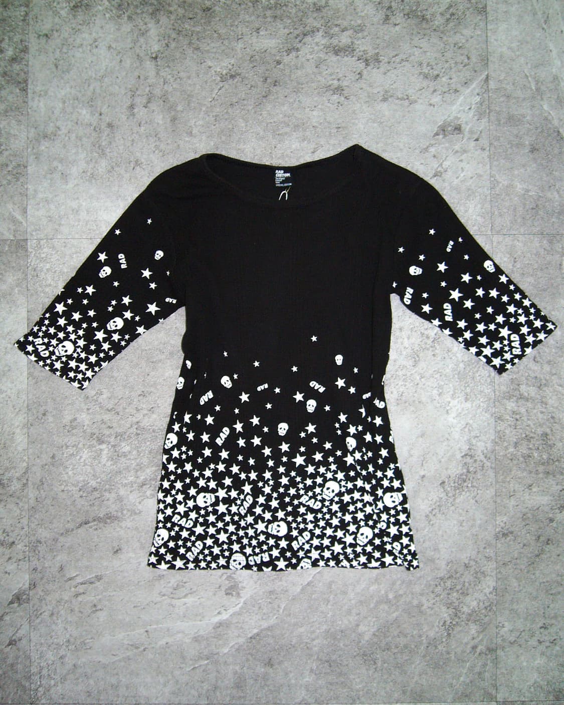 RAD CUSTOM Black Scull Top 상품이미지1