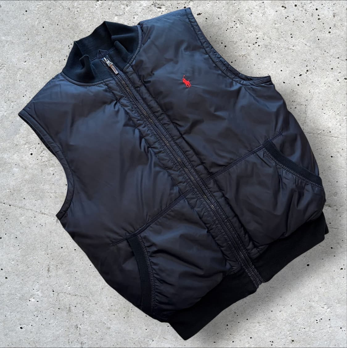 [M] 폴로 랄프로렌 다운 블랙 패딩 베스트 조끼 D592 상품이미지1