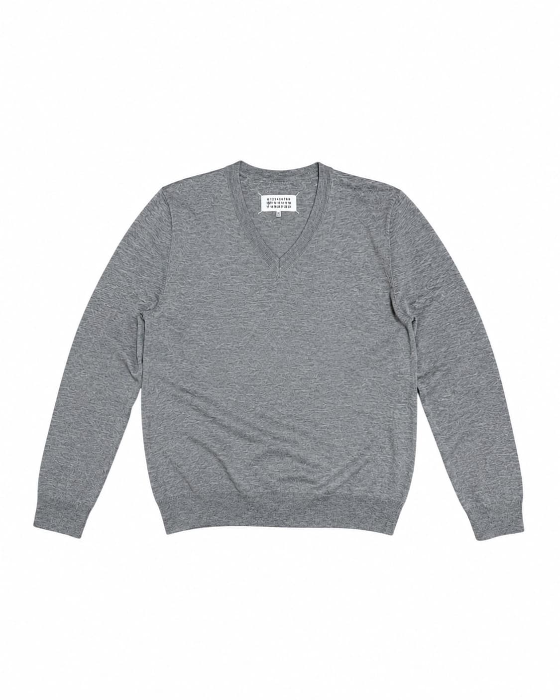 MAISON MARGIELA ELBOW PATCH V-NECK KNIT 상품이미지1