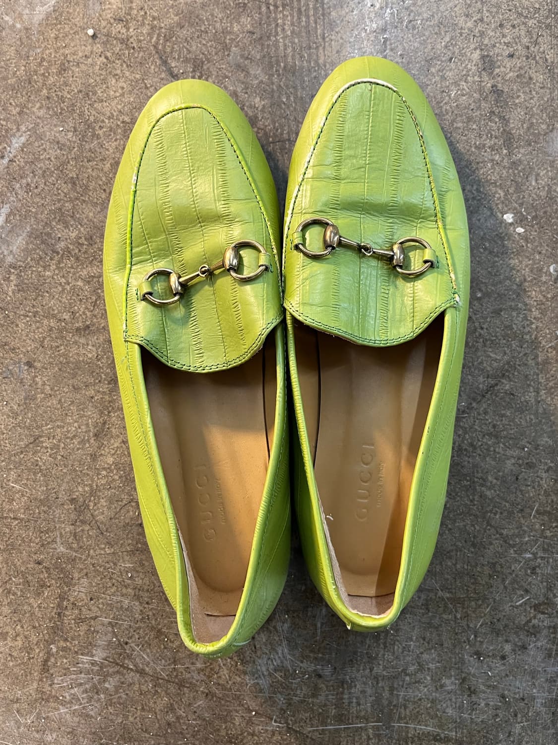 구찌 홀스빗 로퍼 라임 39 상품이미지2