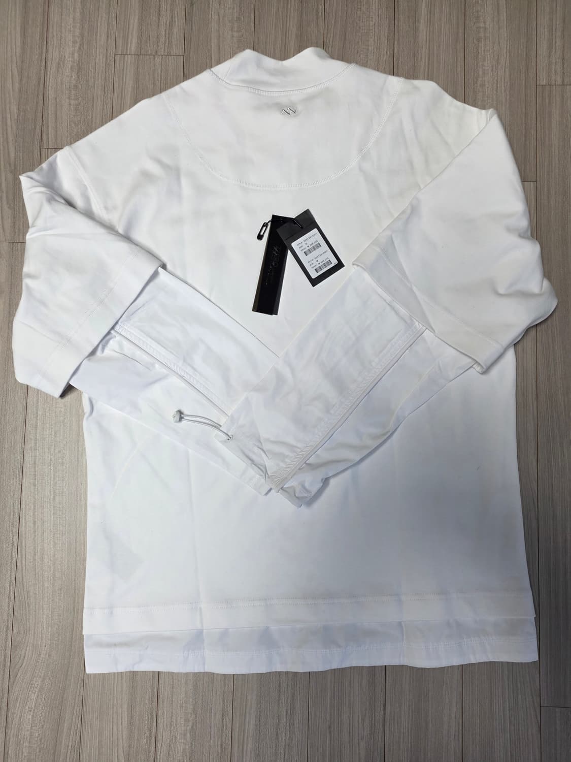 [미착용] 송지오옴므 지제로 트랙 패치 슬리브 티셔츠 상품이미지2