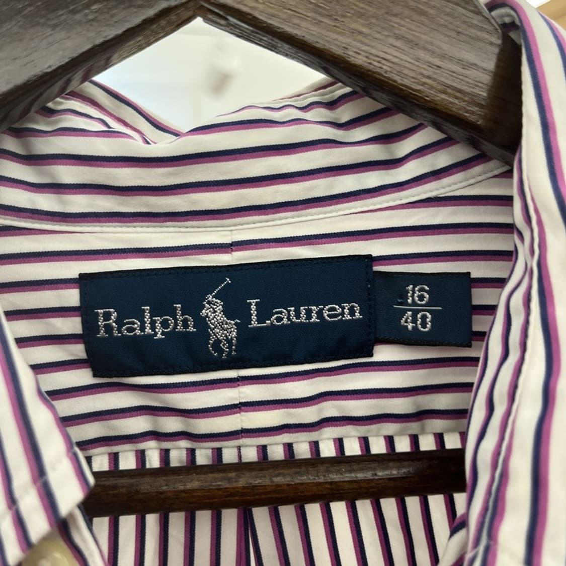 폴로 랄프로렌 빈티지 모던 캐주얼 스트라이프 셔츠 95 C10704 상품이미지5