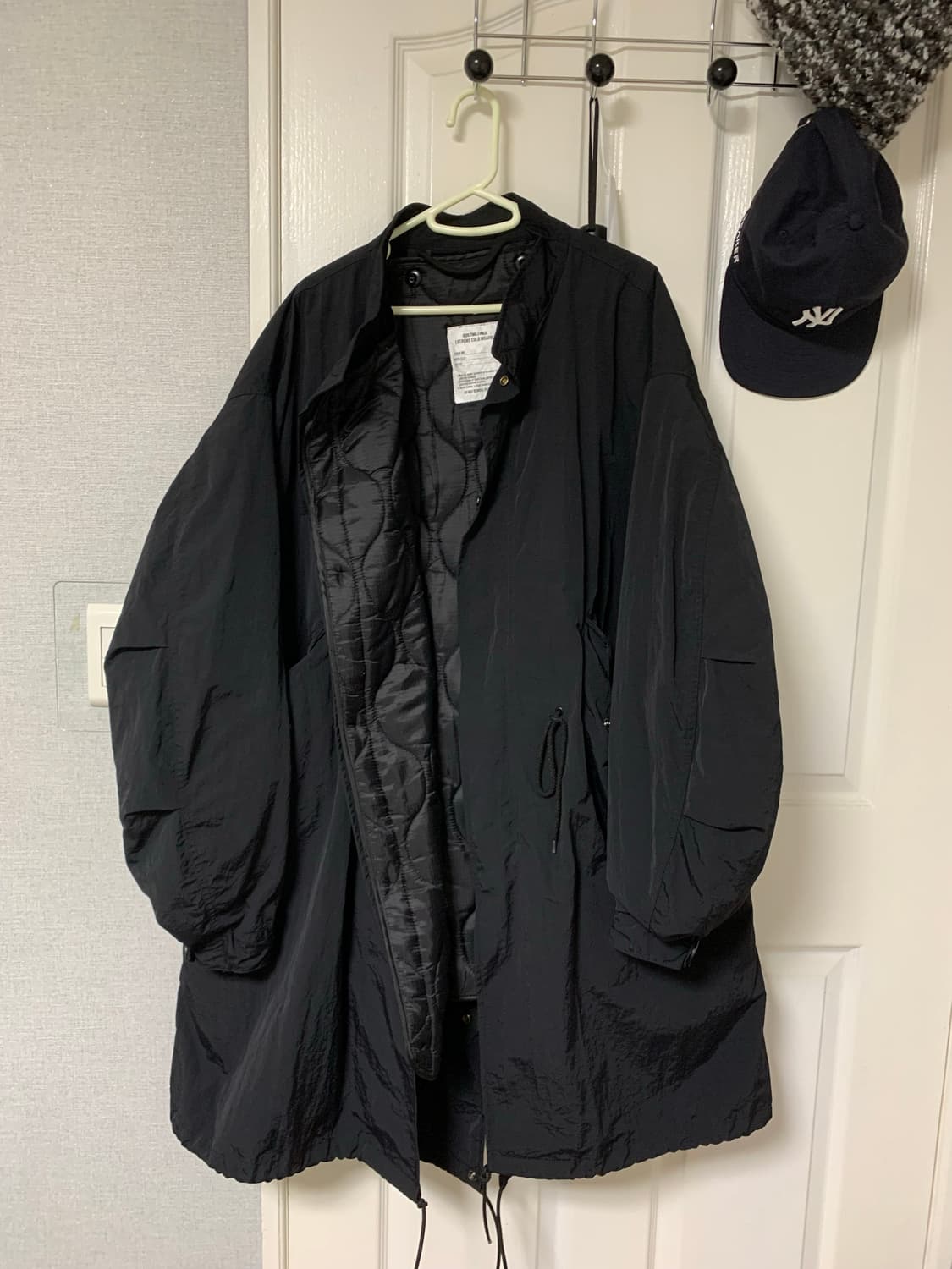 인더스트 오리지널 피시테일 파카 블랙 s 상품이미지3