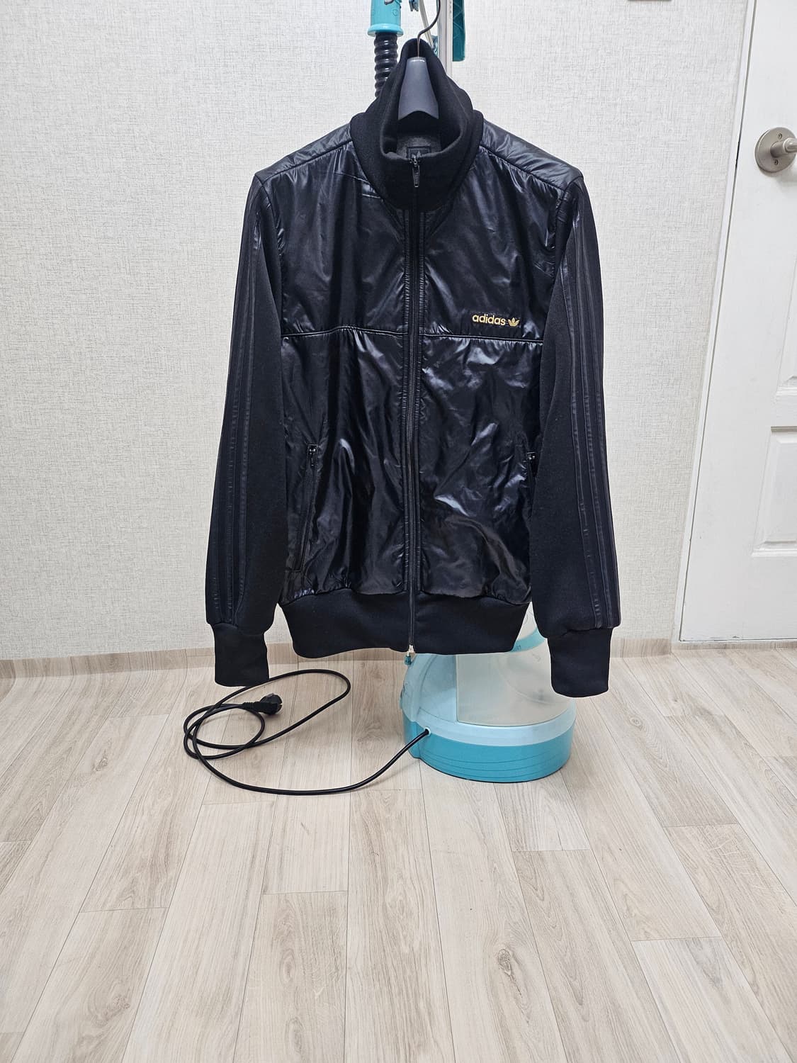 (100)L ☆초대장급☆ 아디다스 베켄바우어 금장자수 [블랙] 트랙탑져지 상품이미지1