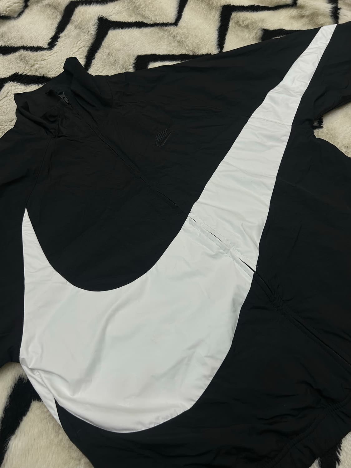 [L]나이키 빅 스우시 바람막이/블랙 상품이미지1