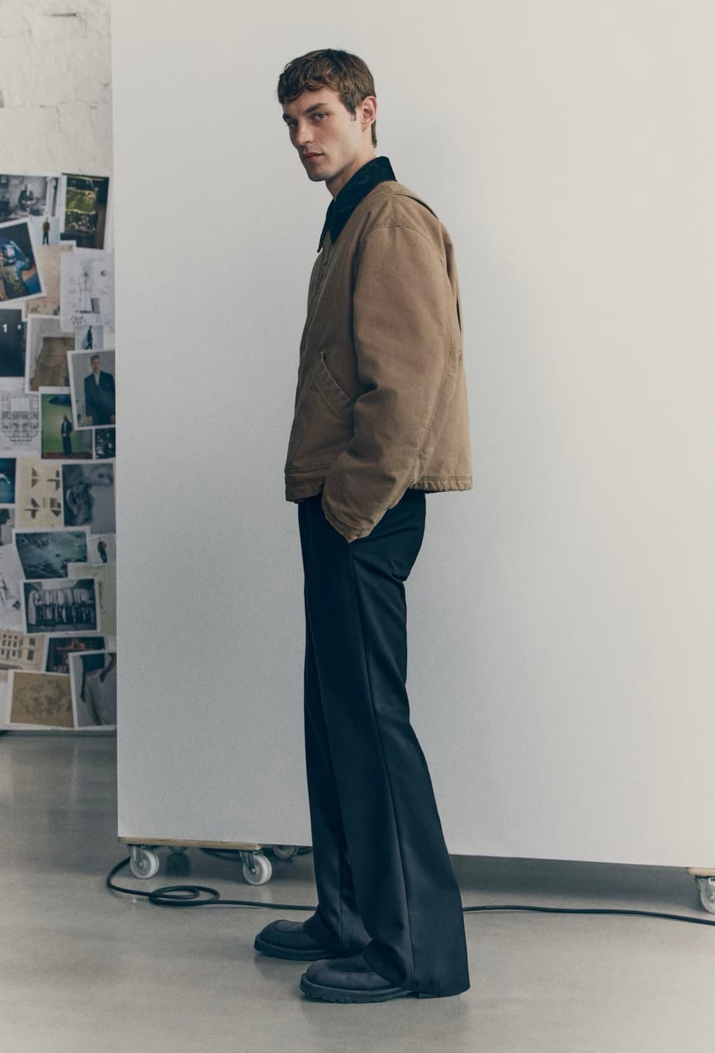 h&m 아뜰리에 울 블렌드 부츠컷 팬츠 상품이미지1