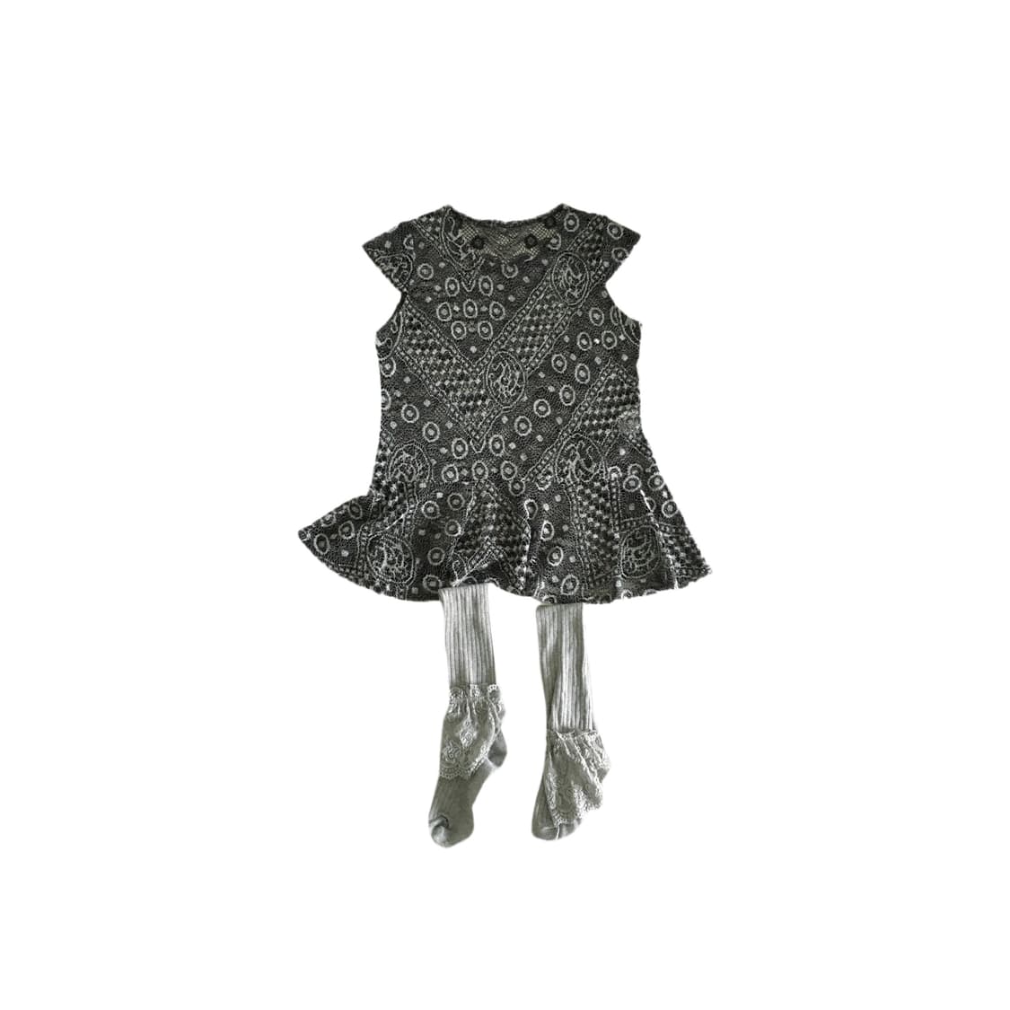 sheer pattern mini dress 상품이미지1