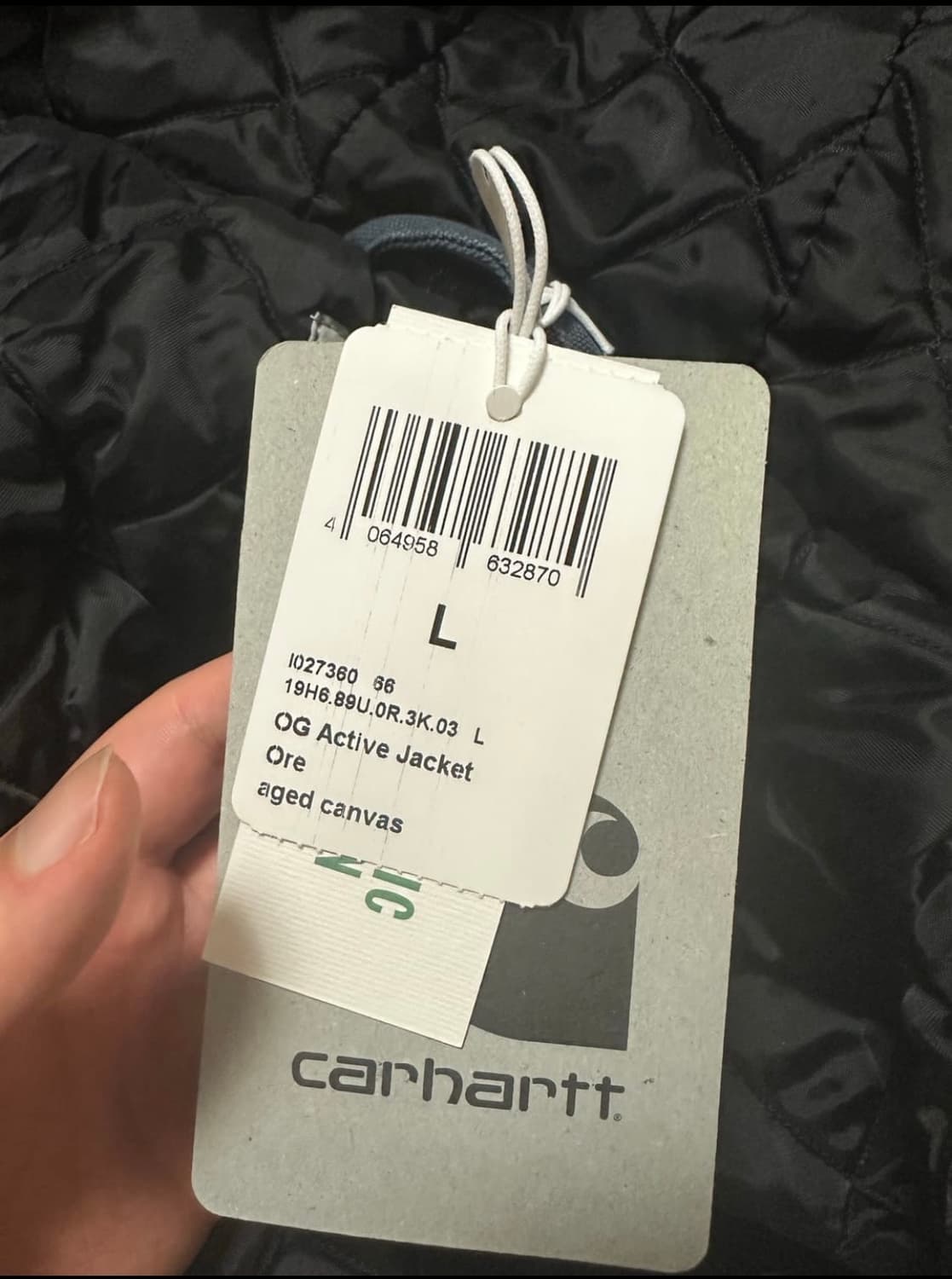 (구매글) 칼하트 WIP OG 액티브 자켓 ORE 라지 사이즈 상품이미지2