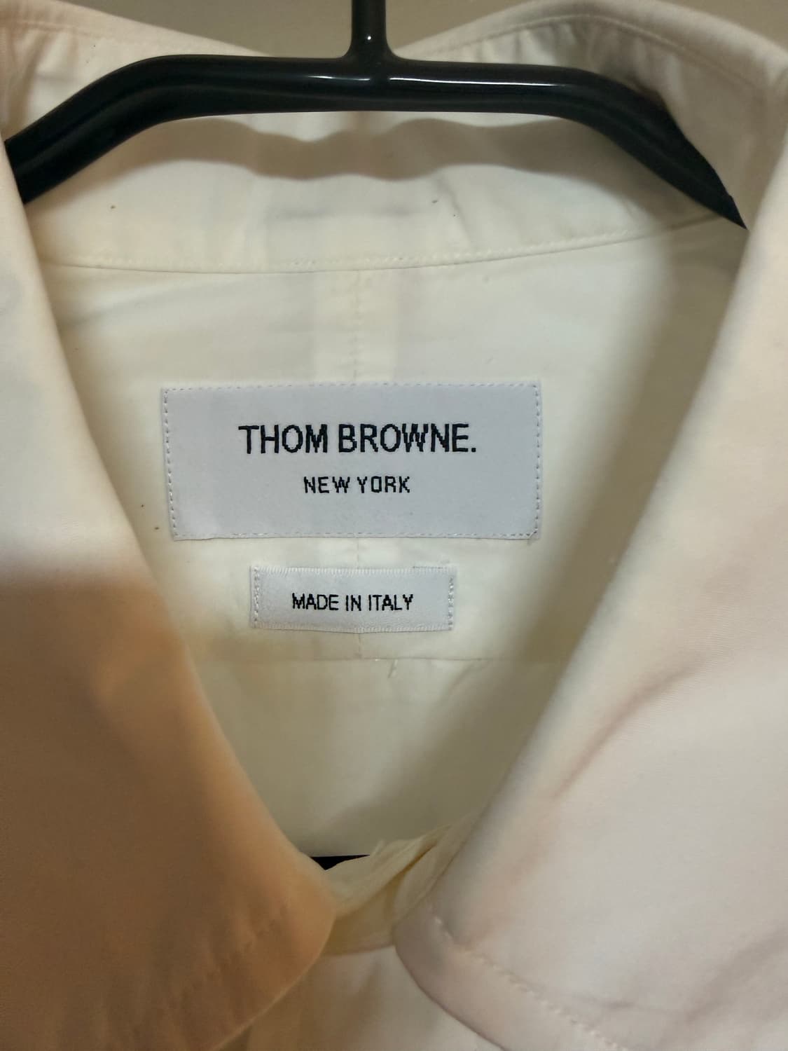 톰브라운 히든 RWB 트리밍 클래식 포플린 셔츠 (MWL010E 0311 상품이미지4