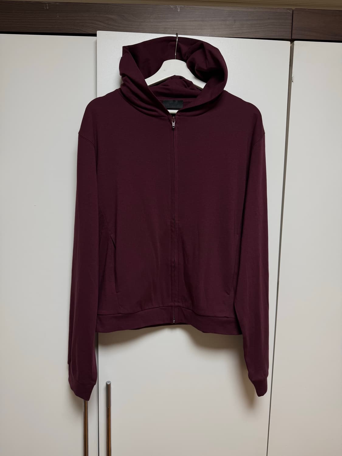 머듈 라운지 후드집업 버건디 (4) 상품이미지1