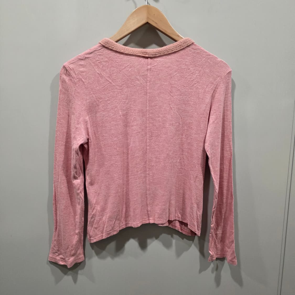 아르마니 진스 핑크 릴렉스핏 빈티지 가디건 상품이미지6