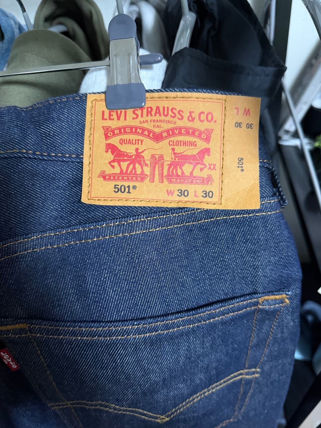 리바이스 501 인디고 상품이미지3