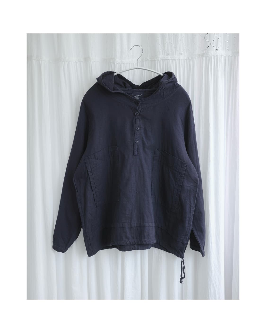 Navy hoodie blouse  상품이미지1