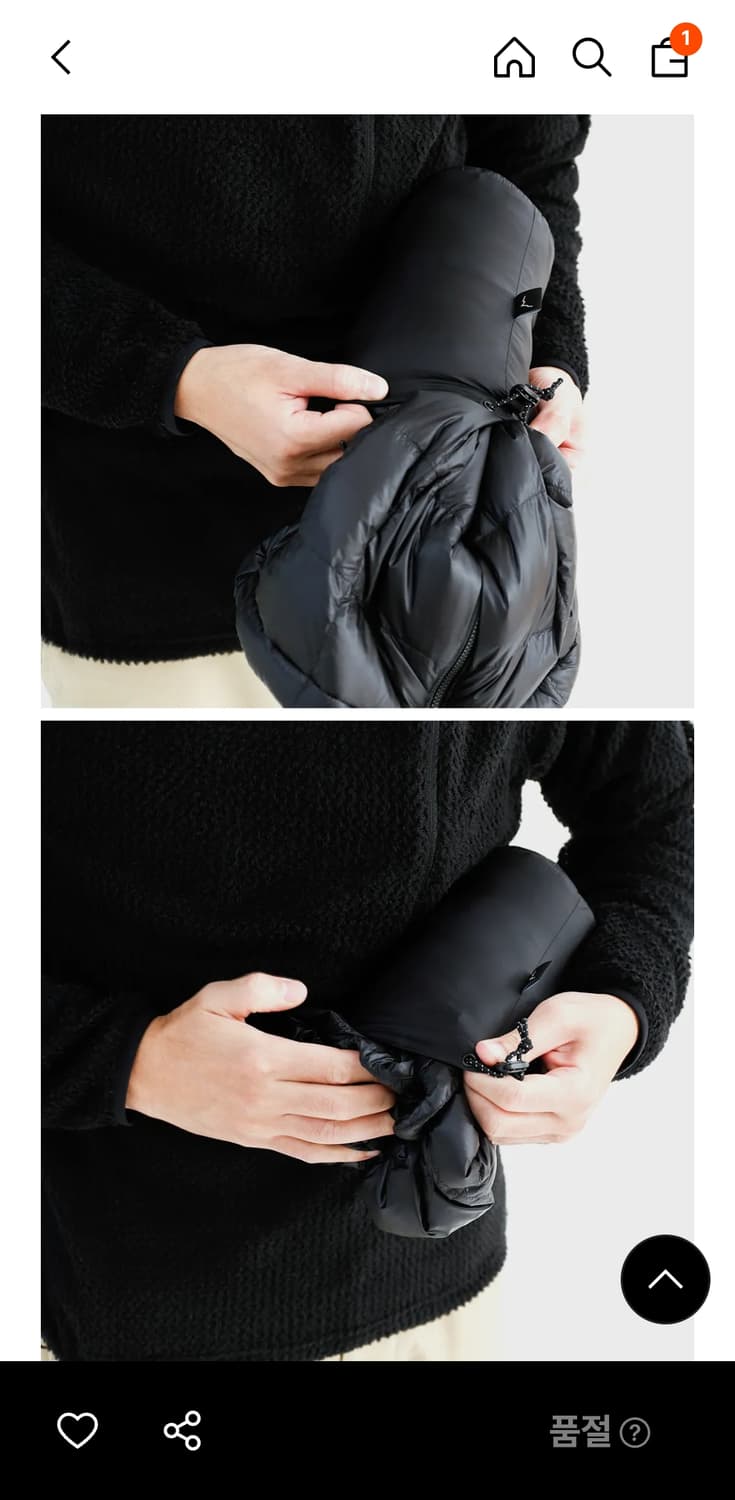 [새상품]cayl light down jacket2 상품이미지4