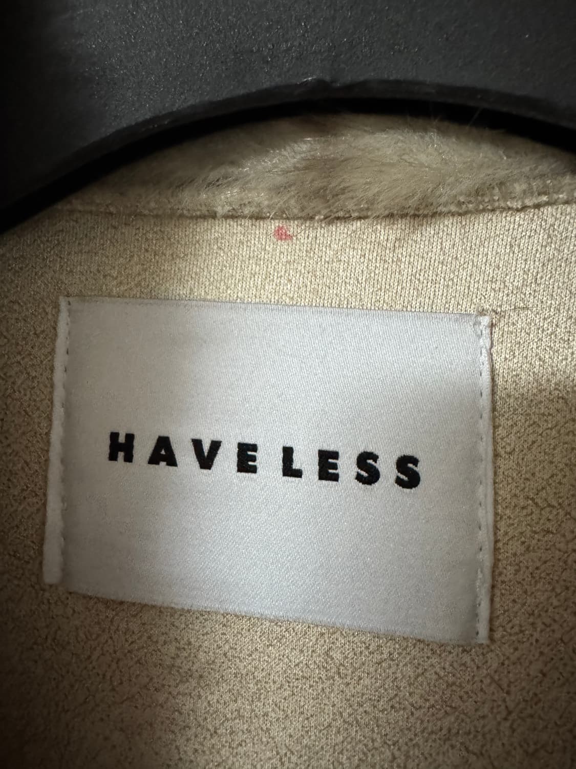 해브레스 페이크퍼자켓 베이지 상품이미지7