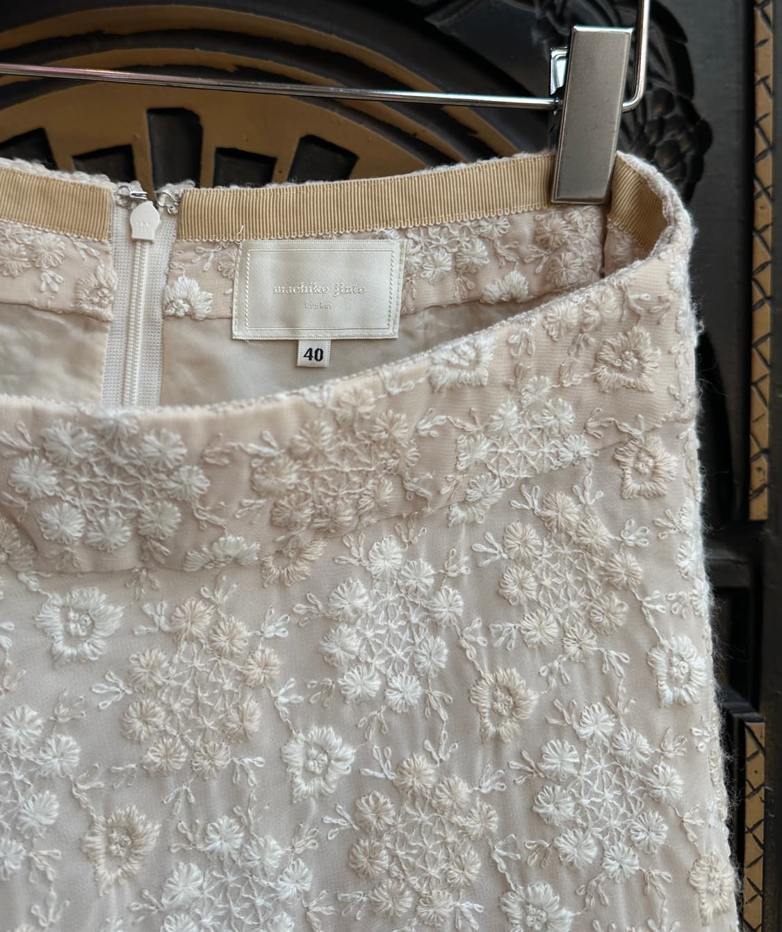 machiko jinto london 자수 스커트 상품이미지4